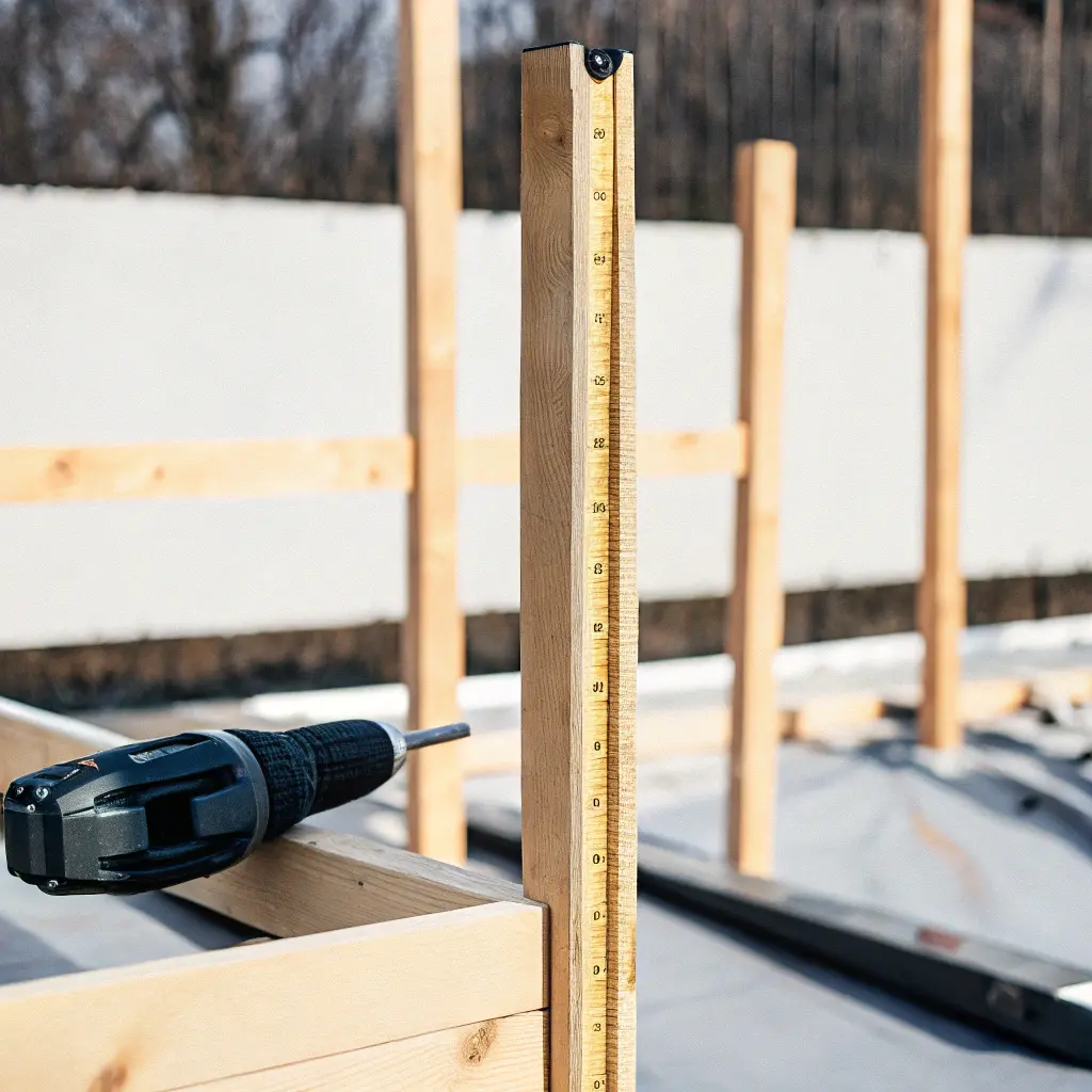 Mätning av staketstorlek för prisberäkning