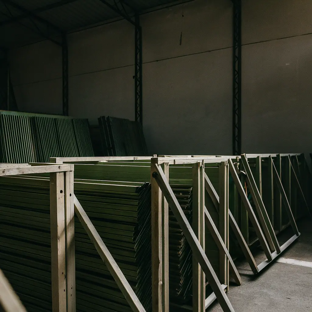 Färdiga staketsektioner