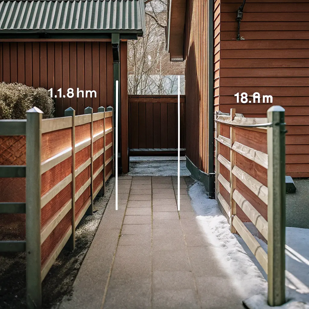 Jämförelse bygglovsfri och bygglovspliktig höjd