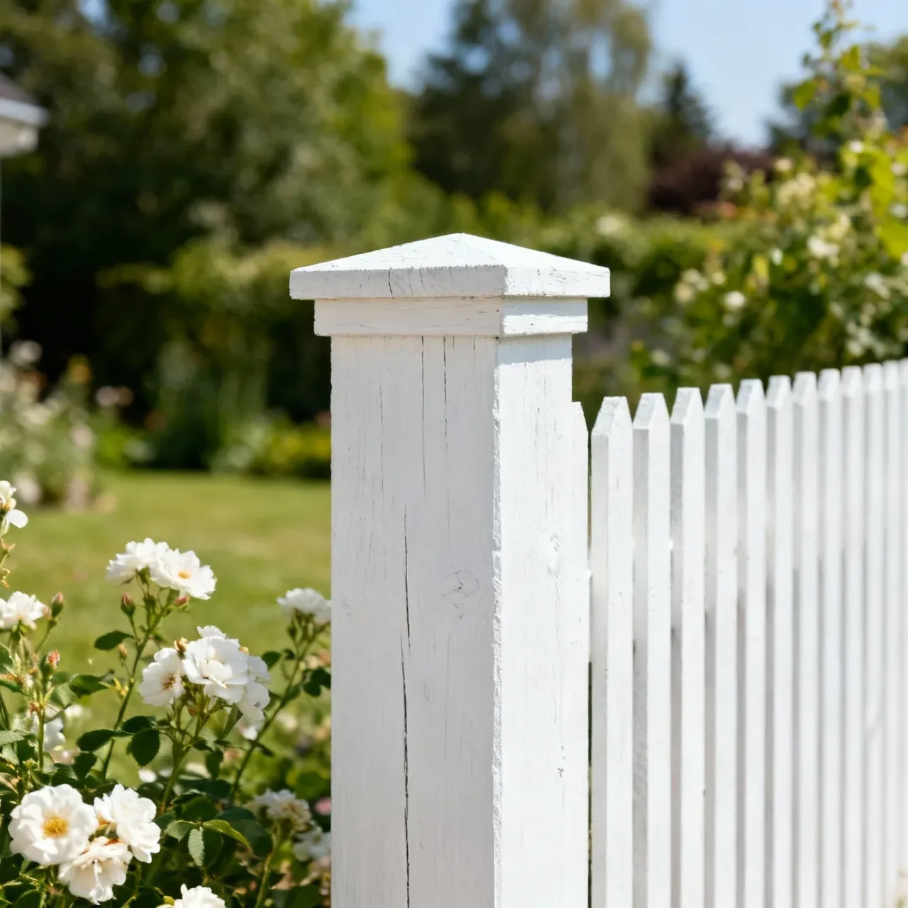 Staketbygge detalj