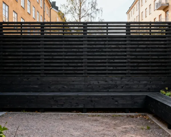 Moderna staket Stockholm - Design, material & trender 2025